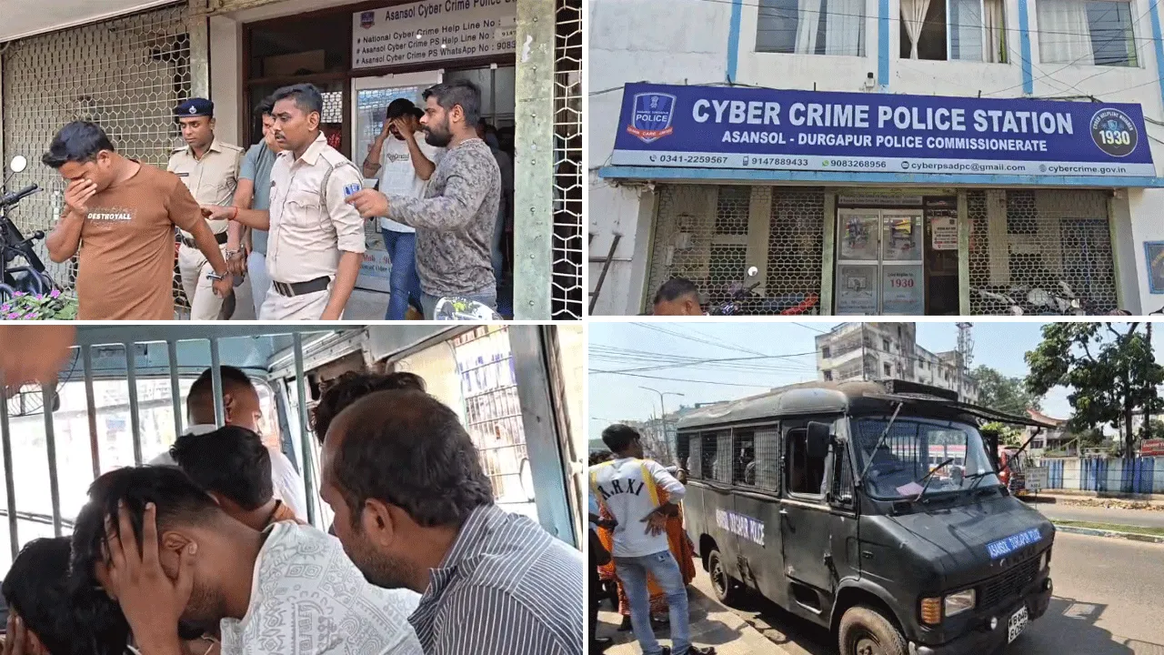 আসানসোল-দুর্গাপুরে পুলিশের ‘সাইবার প্রহার’ অভিযানে বড় সাফল্য, জালে ১২১ সাইবার অপরাধী