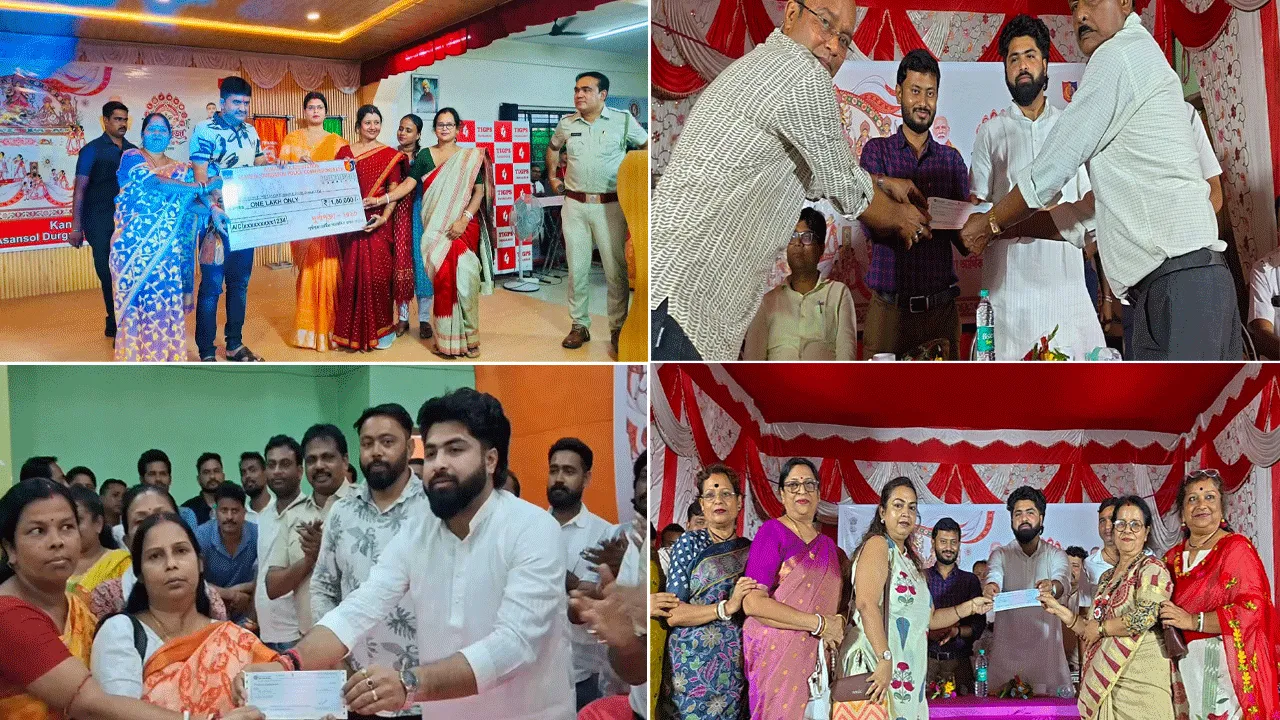পুজো অনুদান,কাঁকসা, বারাবনি ও সালানপুরে ২৩৭টি কমিটিকে আর্থিক সহায়তা প্রদান