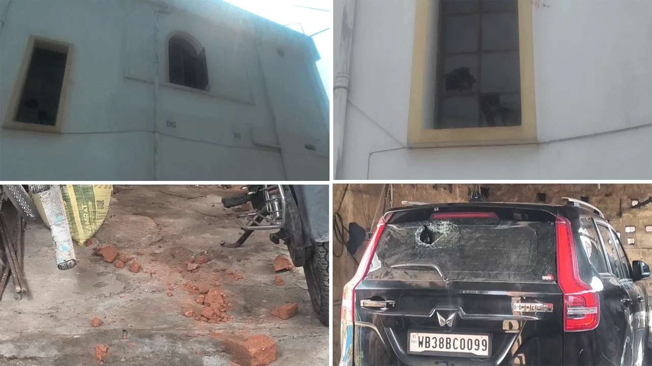 রূপনারায়ণপুরে তৃণমূলের পঞ্চায়েত সদস্যের বাড়িতে ‘হামলা’, পাল্টা মারধরের অভিযোগ, বিজয়া দশমীর রাতে উত্তেজনা