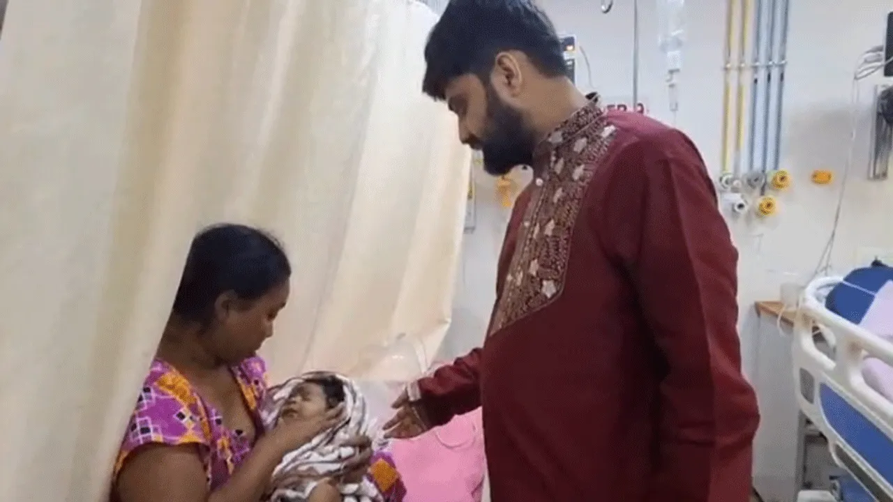 দেড় মাসের শিশুর হার্টের জটিল অস্ত্রোপচার, অসহায় মায়ের পাশে দাঁড়ালেন সমাজকর্মী
