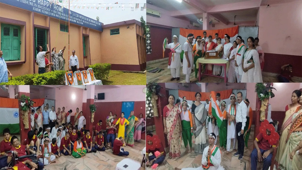 দুর্গাপুরে বিশেষ চাহিদা সম্পন্নদের স্বাধীনতা দিবস উদযাপন