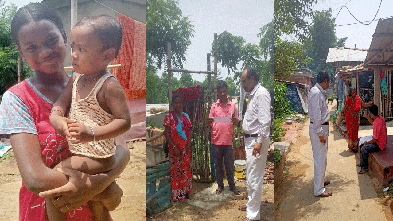 ছাত্রছাত্রীদের বিদ্যালয়মুখী করতে ‘দুয়ারে’ প্রধান শিক্ষক