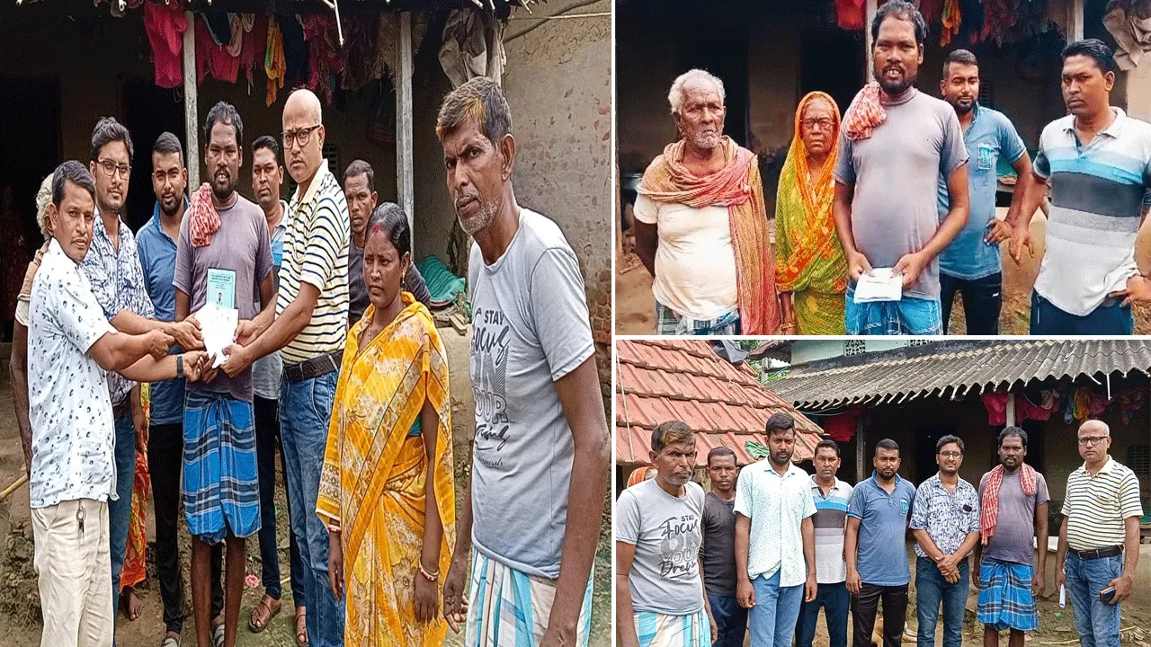 থ্যালাসেমিয়া রুগীর পাশে বড়শুল কিশোর সংঘ ও মেমারি প্রেস ক্লাব