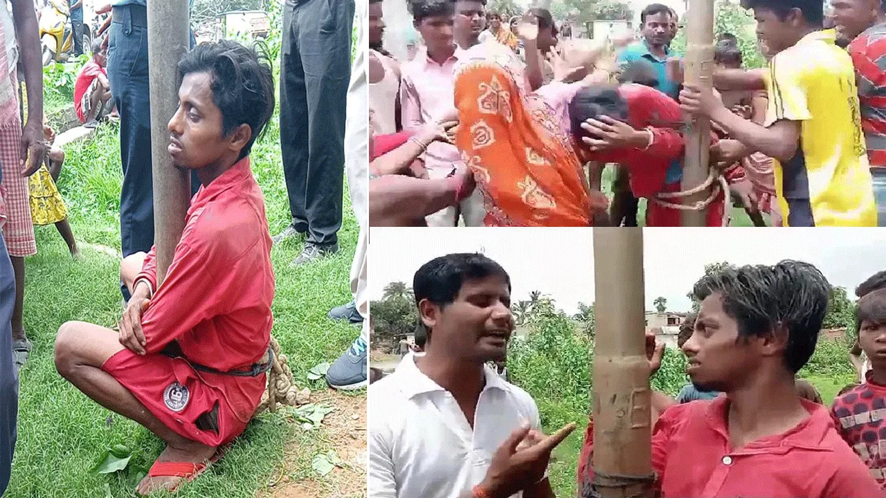 স্নানের ছবি তুলতে গিয়ে ধরা পড়া যুবককে গণধোলাই