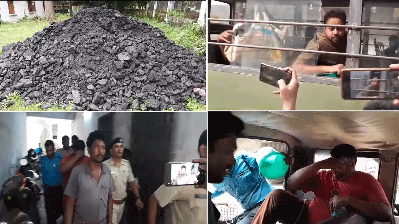 দুর্গাপুরে অবৈধ কয়লা কারবার চক্রের হদিশ, ধৃত ৪