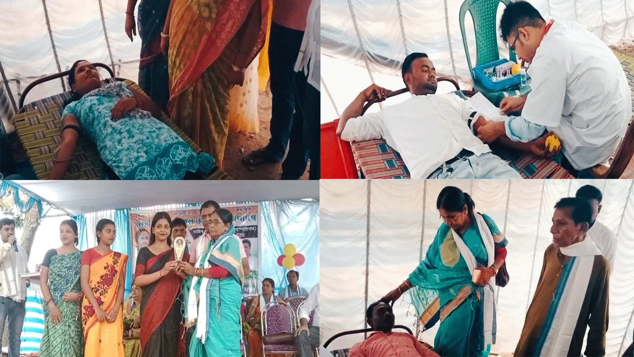 গলসীতে অনুষ্ঠিত হলো স্বেচ্ছায় রক্তদান শিবির
