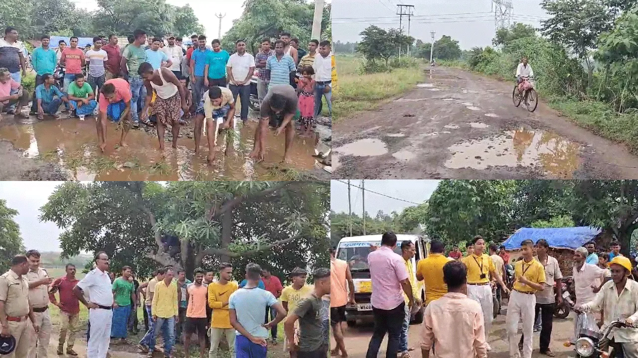 পুলিশকে ঘিরে ধরে বিক্ষোভ কাঁকসার জাঠগড়িয়ায়