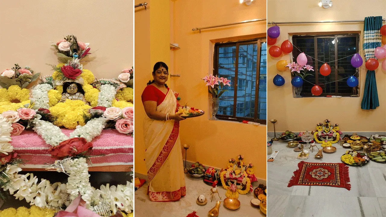 কলকাতার বেলিয়াঘাটার মণ্ডল বাড়িতে পালিত হলো জন্মাষ্টমী