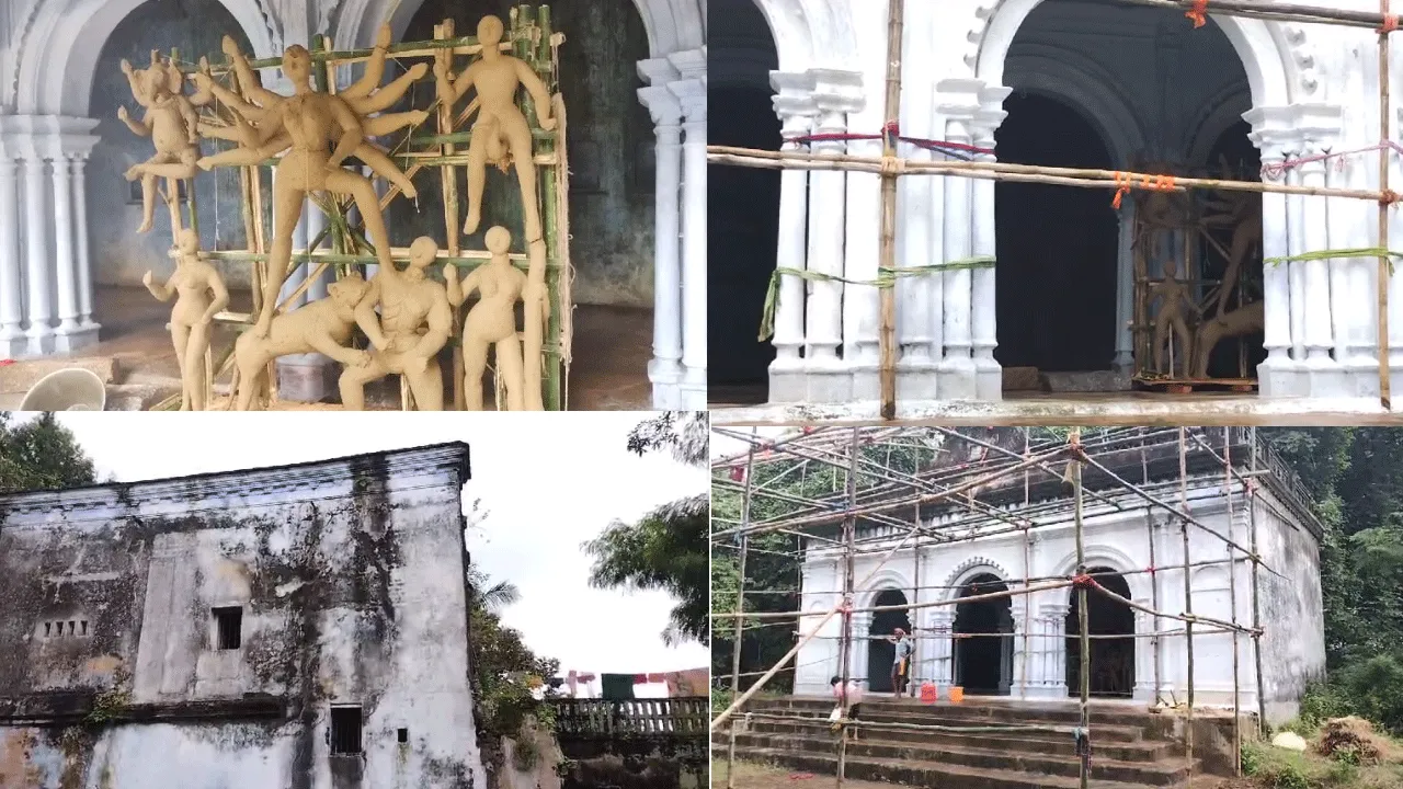 কয়েকশো বছরের প্রাচীন ছাতনা রাজবাড়ির দুর্গাপুজোর অদ্ভূদ সব নিয়ম কানুন