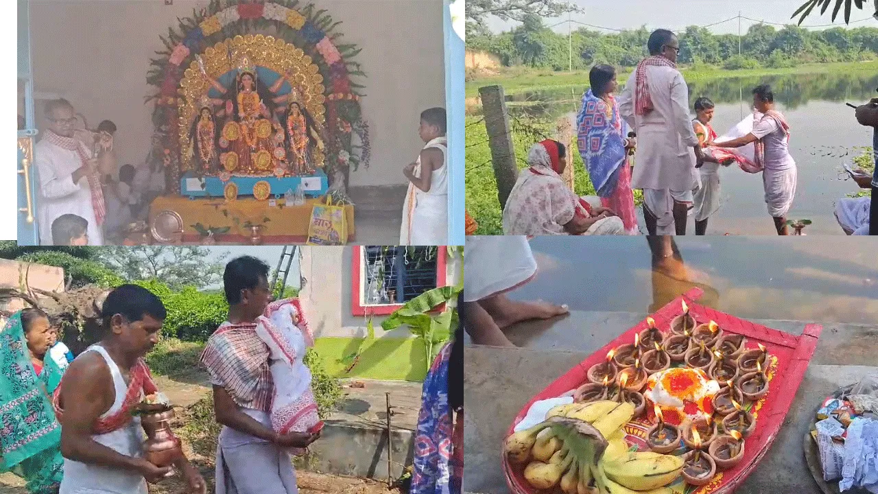 মহালয়া তিথিতে একদিনের দুর্গাপুজো