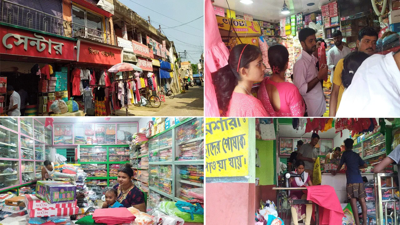 প্রত্যাশিত ক্রেতার অভাব – আশায় বস্ত্র ব্যবসায়ীরা