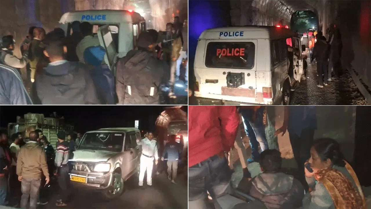 পর পর তিনটি গাড়িতে ধাক্কা স্করপিও গাড়ির, গুরুতর জখম ১