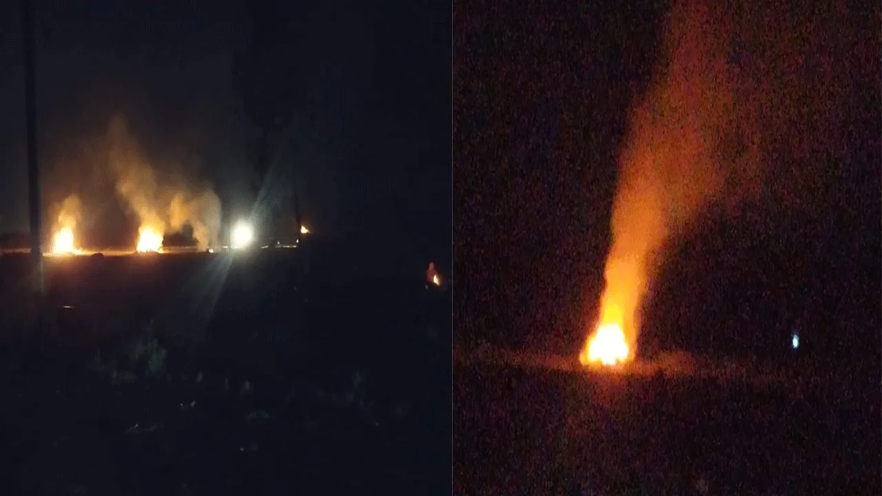 সমানে চলছে নাড়া পোড়ানোর কাজ – কবে সচেতন হব!