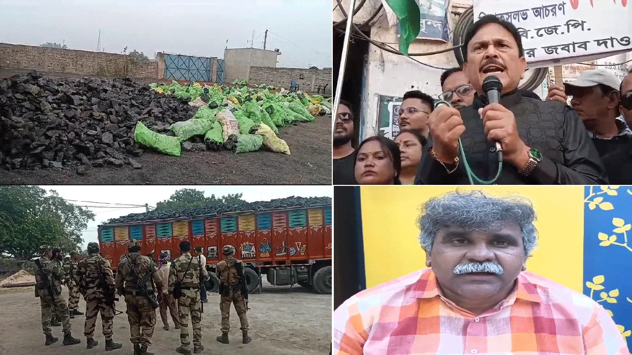 আসানসোলে ফের অবৈধ কয়লা চোরাচালানের অভিযোগ, আটক বিপুল পরিমাণ কয়লা