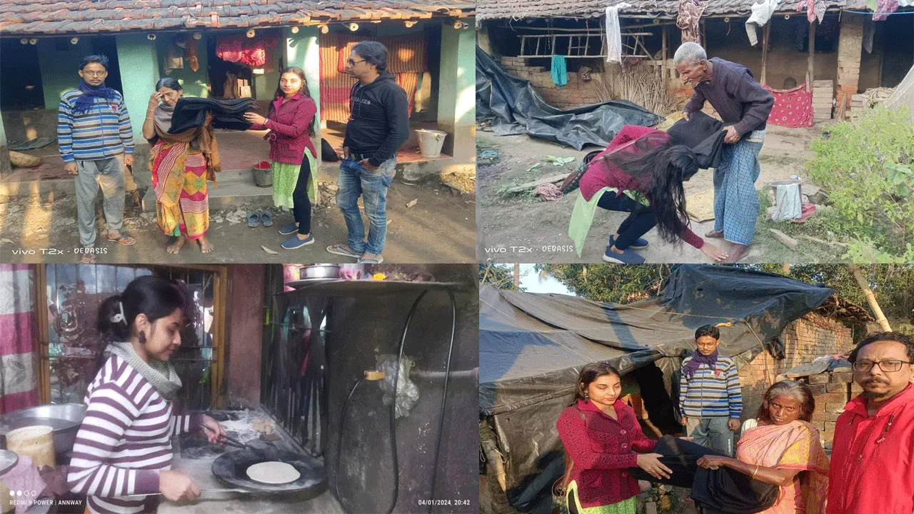 অন্যভাবে নিজের জন্মদিন পালন করল হরিপালের তরুণী
