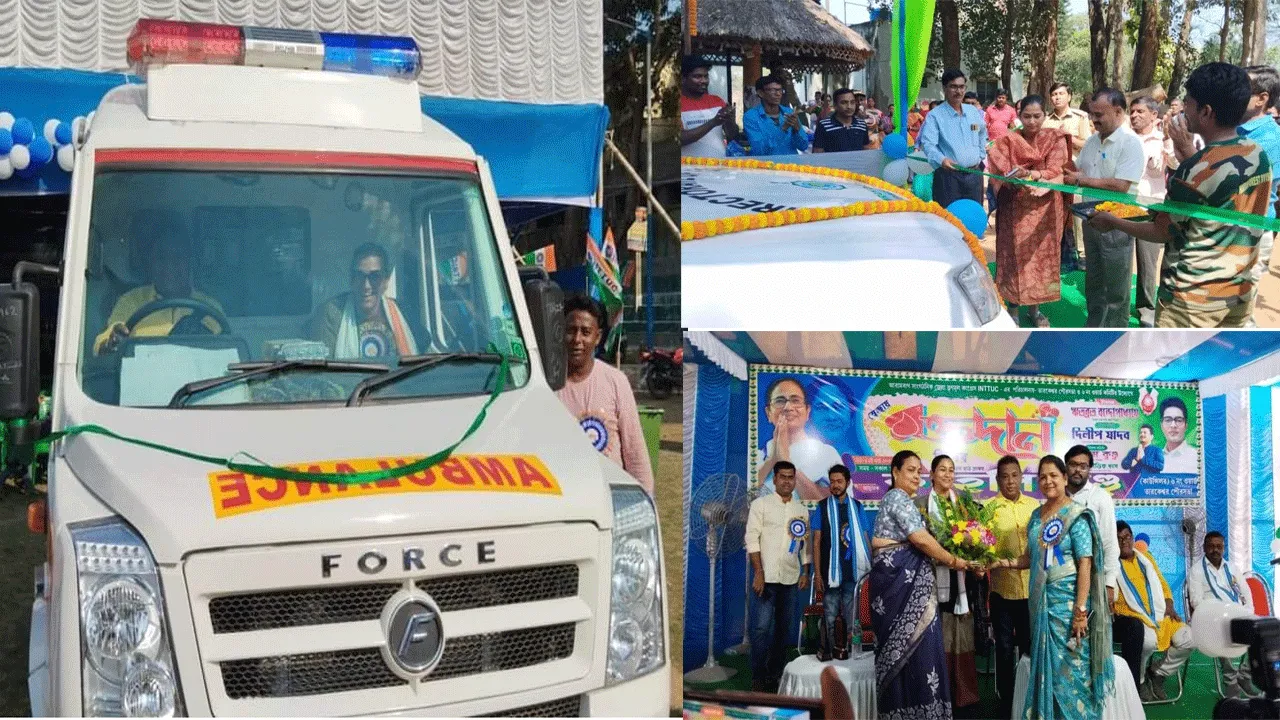 তারকেশ্বর পুরসভার হাতে তুলে দেওয়া হলো অত্যাধুনিক অ্যাম্বুলেন্স