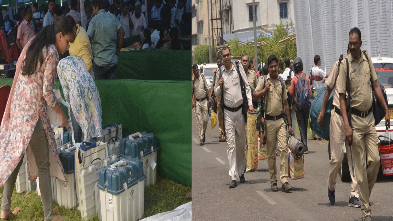 ৯৩০ টি স্পর্শকাতর বুথ, ৮৮ কোম্পানি কেন্দ্রীয় বাহিনী আসানসোলে
