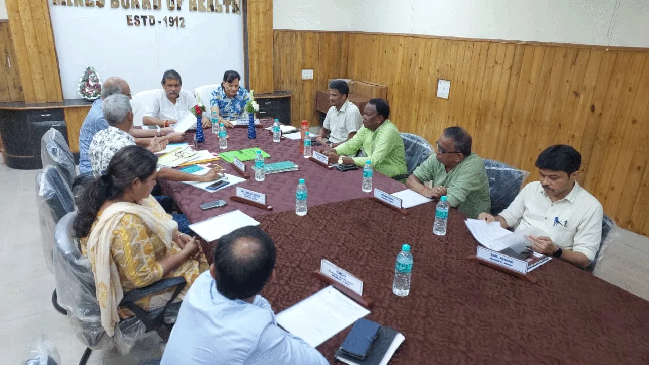 আসানসোল মাইনস্ বোর্ড অফ হেলথের বোর্ড উন্নয়ন নিয়ে বৈঠক