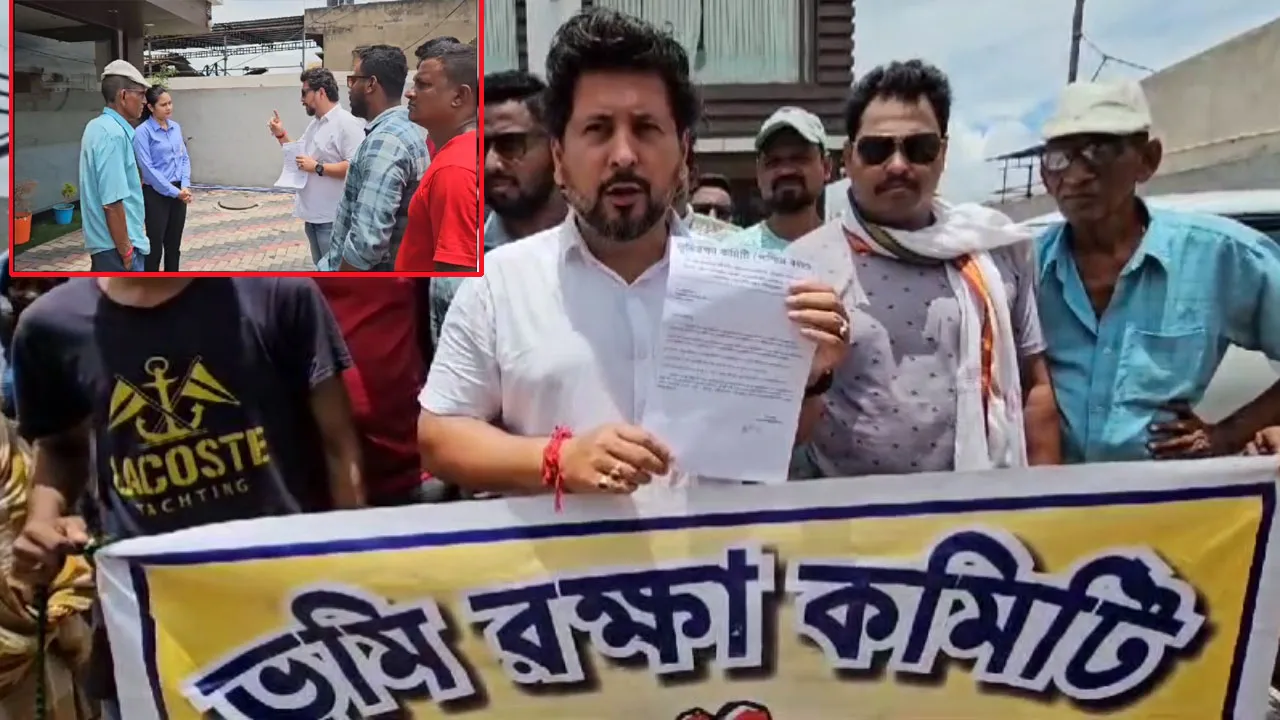 বাংলা ভাষাকে অমর্যদা, দুর্গাপুরে বিক্ষোভ