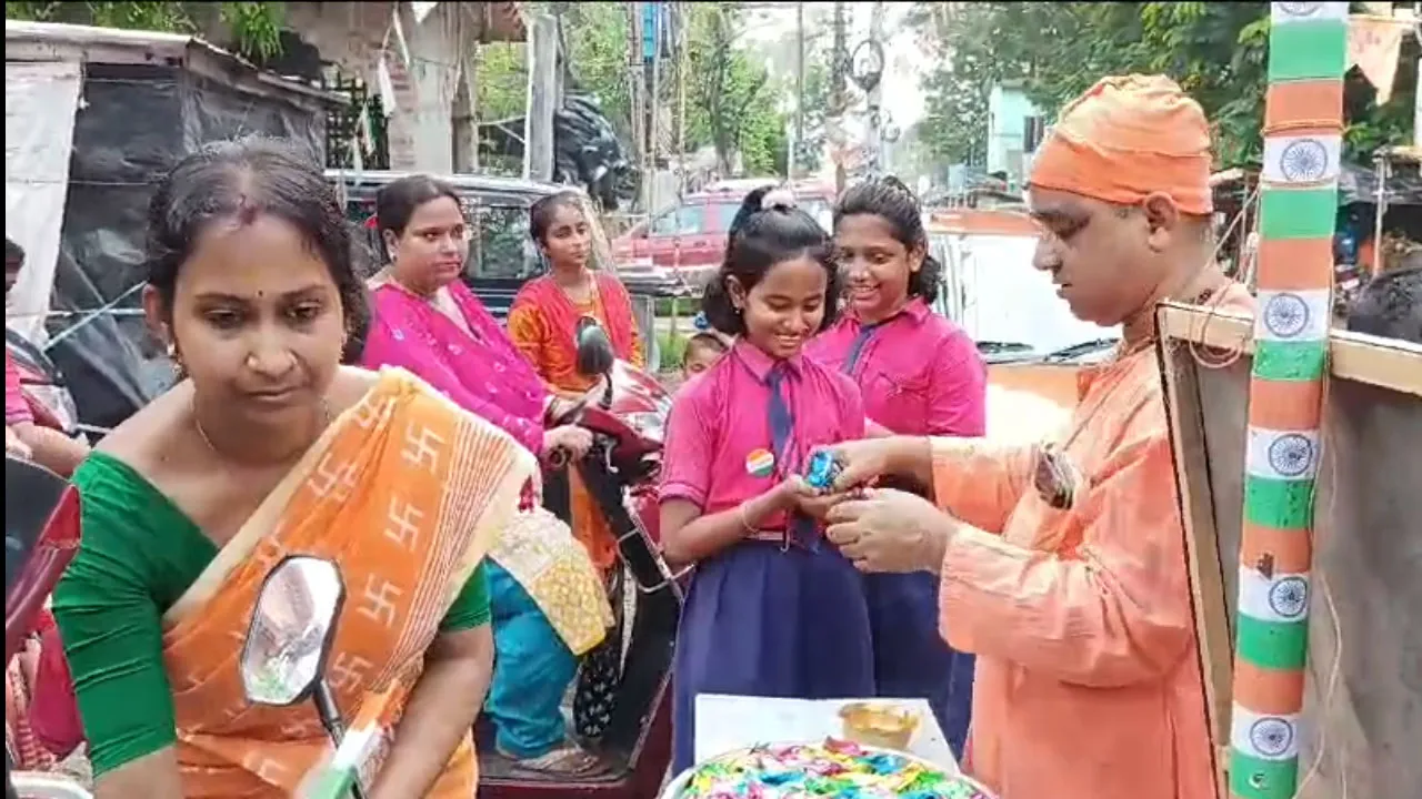 তোতাপুরী রামকৃষ্ণ আশ্রমে স্বাধীনতা দিবস উদযাপন