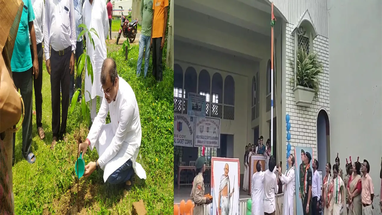 স্বাধীনতা দিবসে বৃক্ষরোপণ কর্মসূচি পালন করল গুসকরা মহাবিদ্যালয়