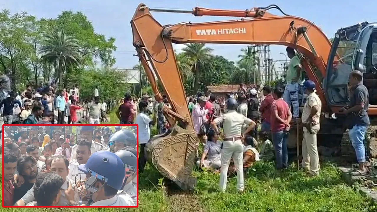 বিদ্যুতের হাইটেনশন খুঁটি বসানোকে কেন্দ্র করে ব্যাপক উত্তেজনা
