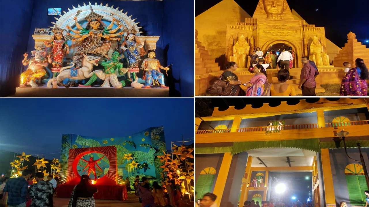 পিরামিড রহস্য, বৃদ্ধাশ্রম, সবুজ বাঁচানোর আহ্বান, থিমে জমজমাট তারকেশ্বর