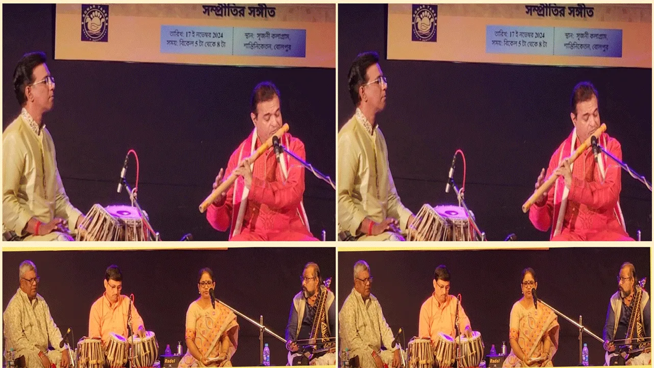 ‘মিউজিক ফর হারমনি’ শীর্ষক মনোজ্ঞ সংগীতানুষ্ঠান শান্তিনিকেতনে