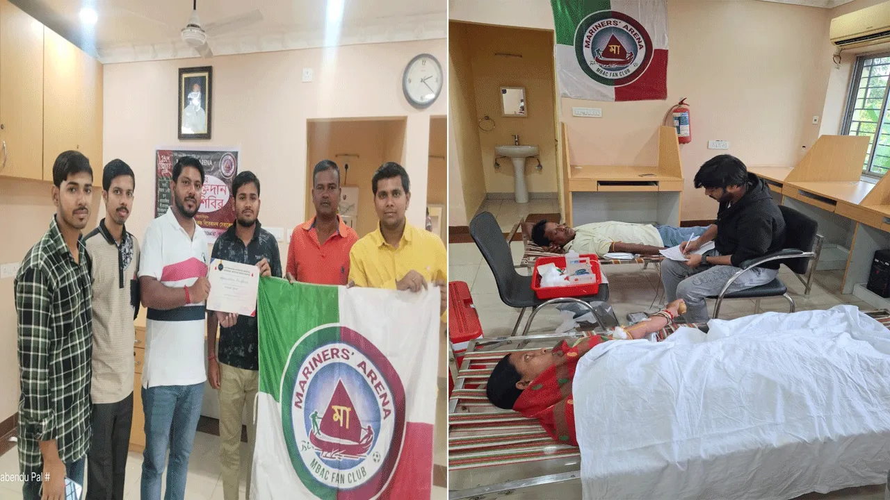 স্বেচ্ছায় রক্তদান ও স্বাস্থ্য পরীক্ষা শিবির হলো বর্ধমানে