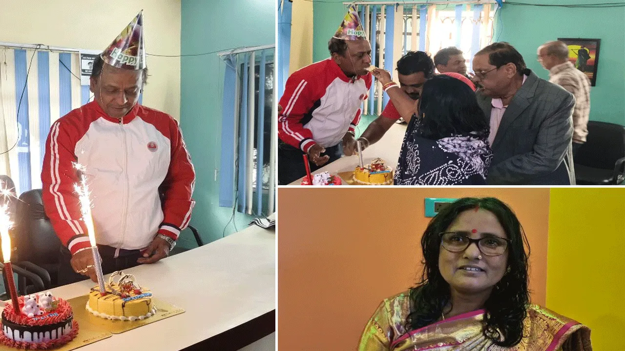 পঞ্চায়েত অফিসে ঠিকাদারের জন্মদিন পালন, বিতর্ক
