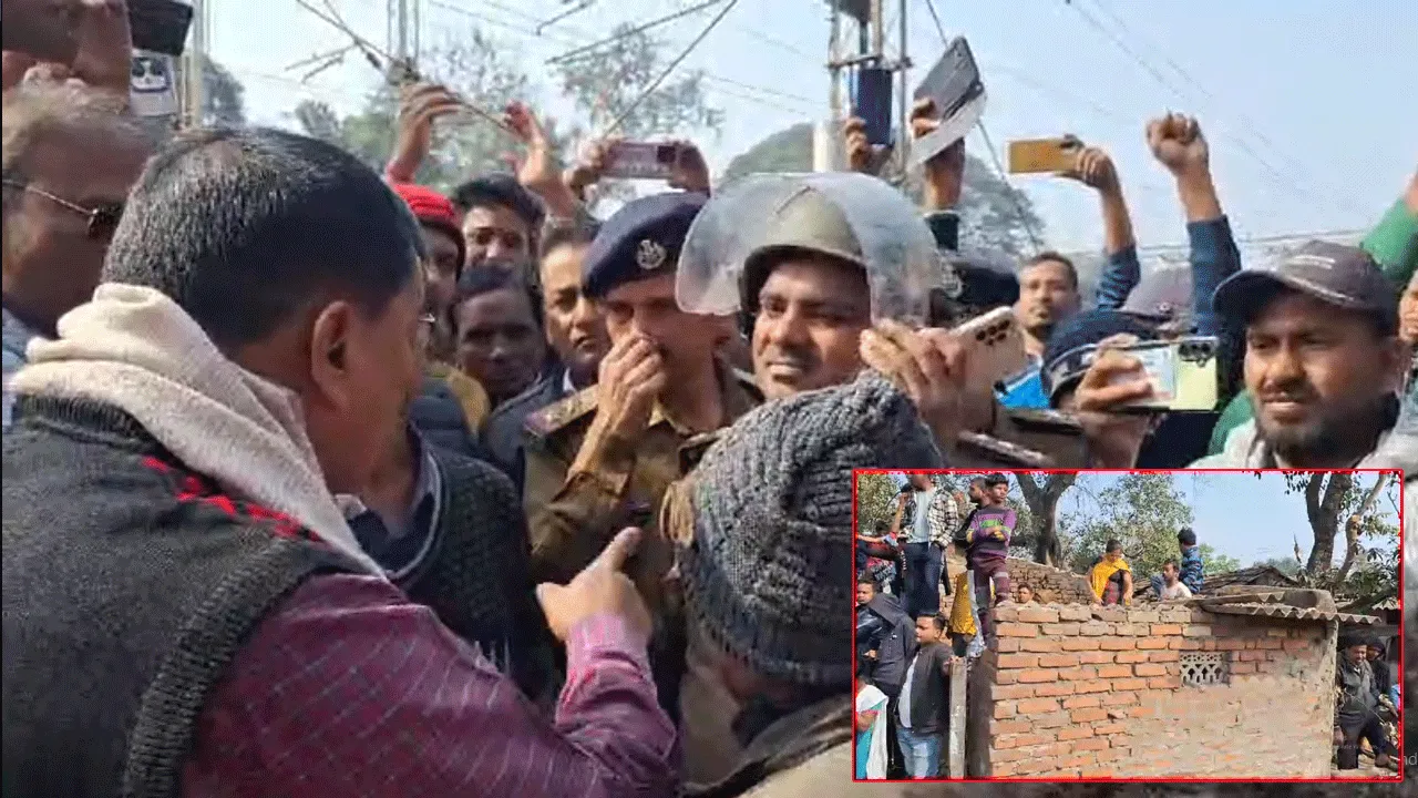 রেলের উচ্ছেদ অভিযান ঘিরে ধুন্ধুমার কাণ্ড দুর্গাপুরে