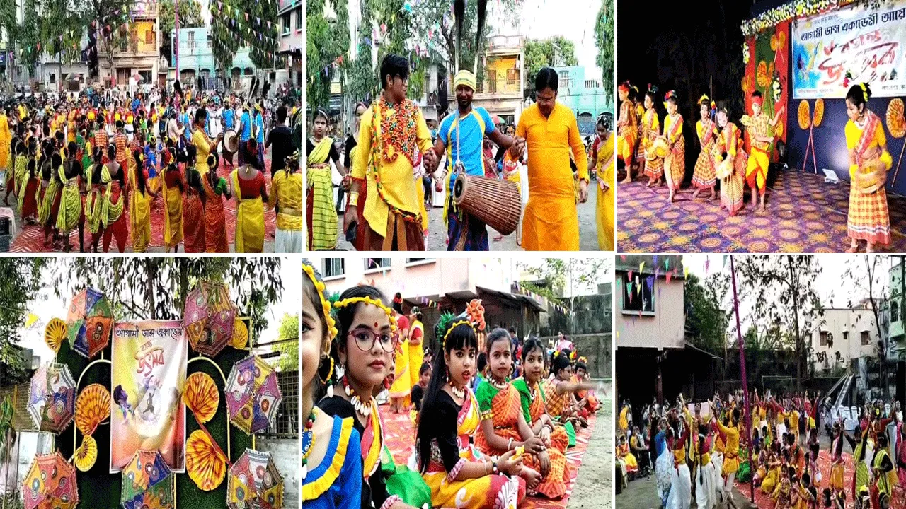 বাঁকুড়ায় সাড়ম্বরে অনুষ্ঠিত হলো আগামী ডান্স একাডেমির বসন্ত উৎসব