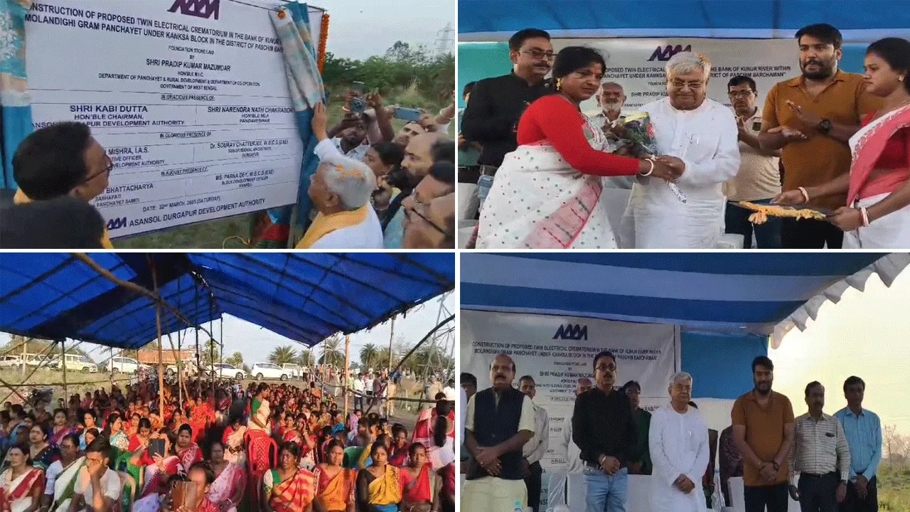 কুনুরের পাড়ে বৈদ্যুতিক শ্মশান ঘাট তৈরির কাজের সূচনা