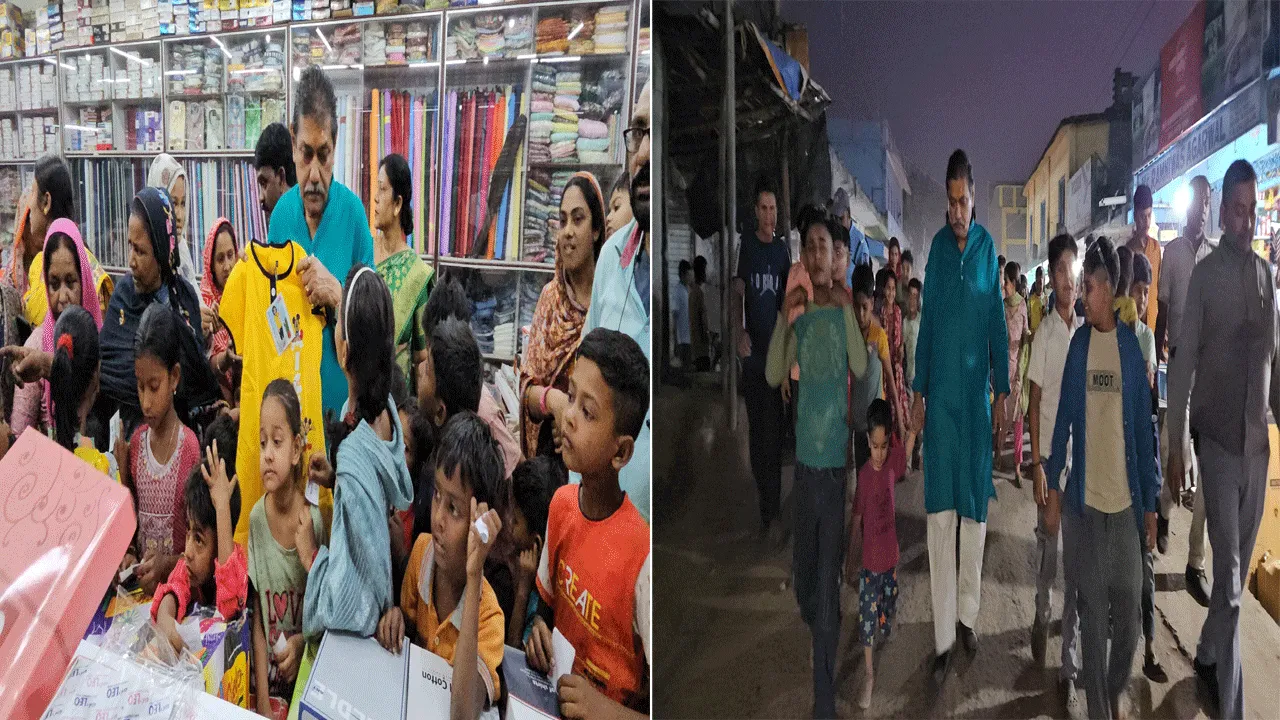 কচিকাঁচাদের নিয়ে ঈদের বাজার বিধায়কের