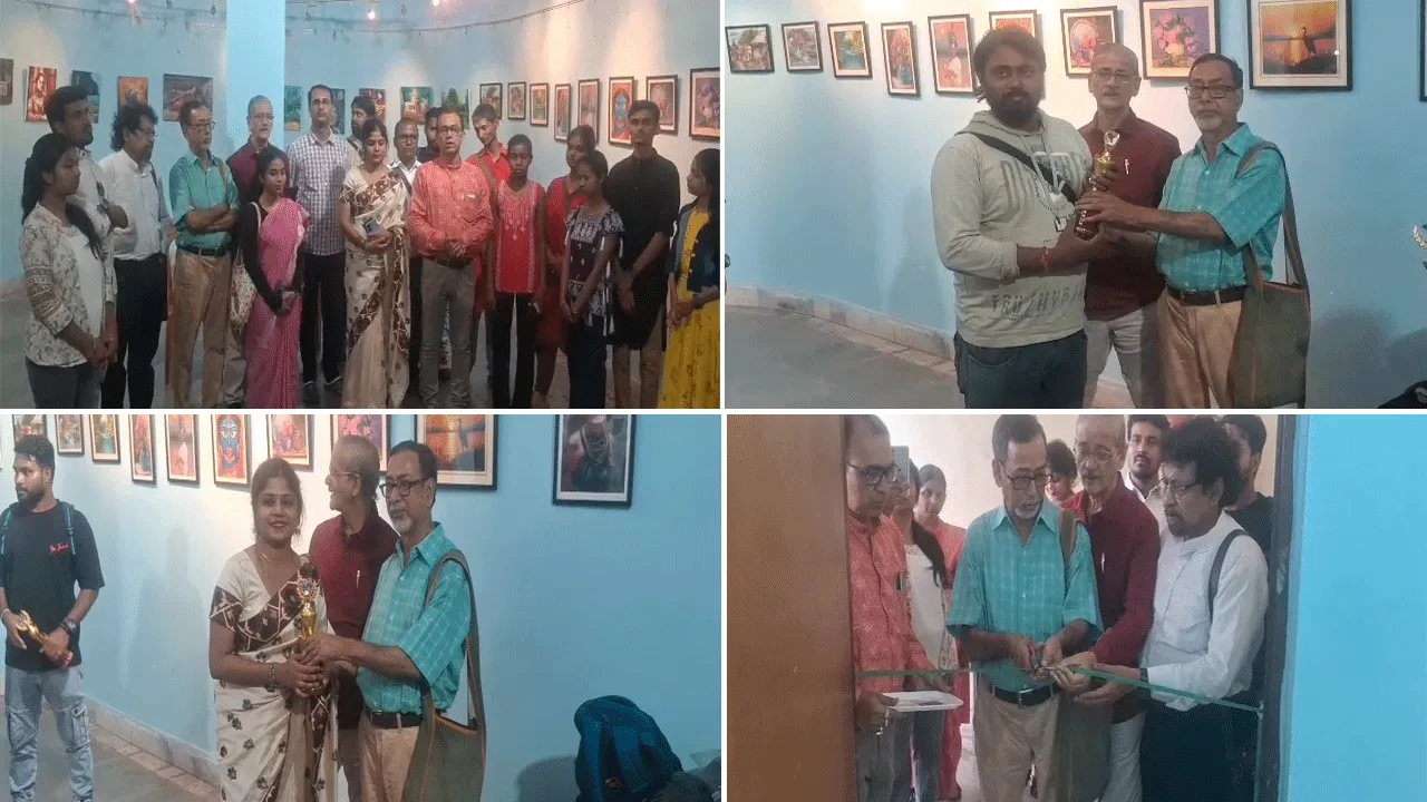 দুর্গাপুরে চিত্রকলা প্রদর্শনী