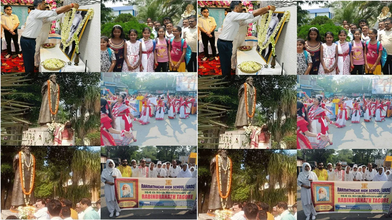 আসানসোল শিল্পাঞ্চল জুড়ে সাড়ম্বরের সঙ্গে পালিত হল ২৫ শে বৈশাখ