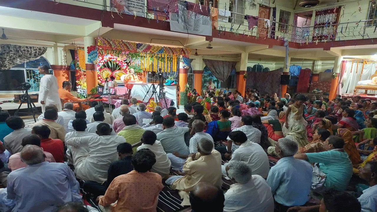 বাঁকুড়ার মন্দিরে শুরু হলো গৌর ভাগবত কথা