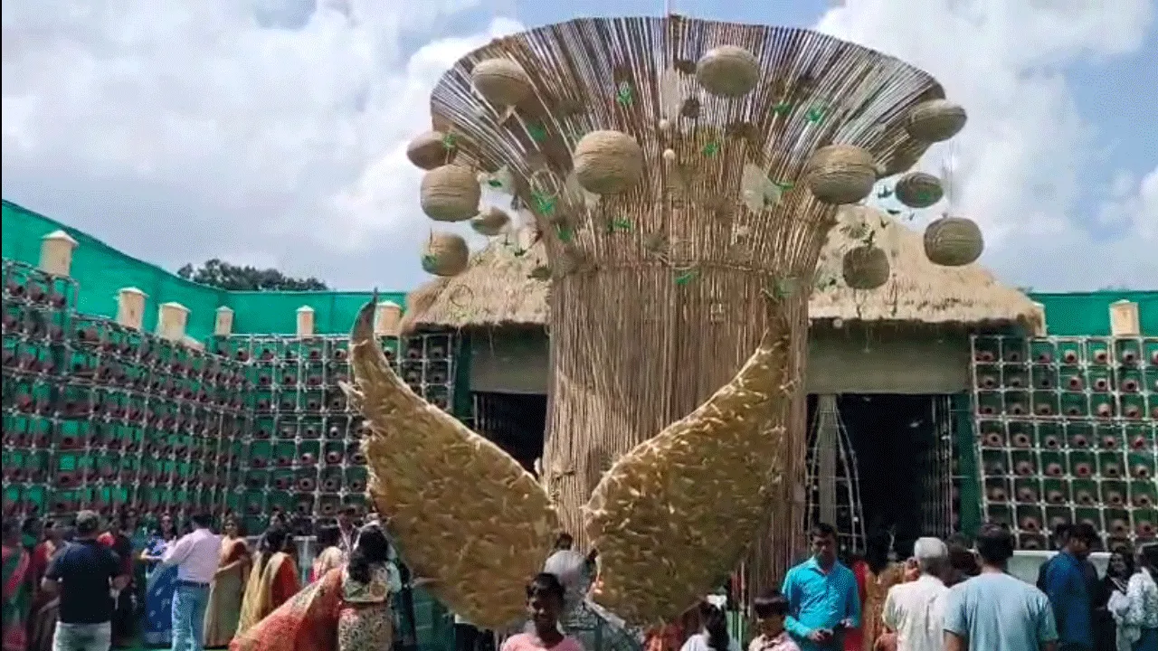“উড়তে মোদের মানা” থিমে নজর কাড়ছে ক্লাব সেন্টোস