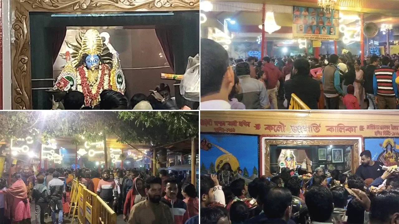 অগ্রহায়ণ অমাবস্যায় অনুষ্ঠিত হল ভিড়িঙ্গি শ্মশান কালী মায়ের বাৎসরিক পুজো