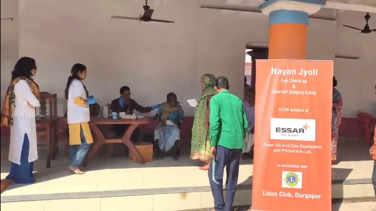 সর্বভারতীয় বেসরকারি গ্যাস উত্তোলক সংস্থার উদ্যোগে স্বাস্থ্য শিবির