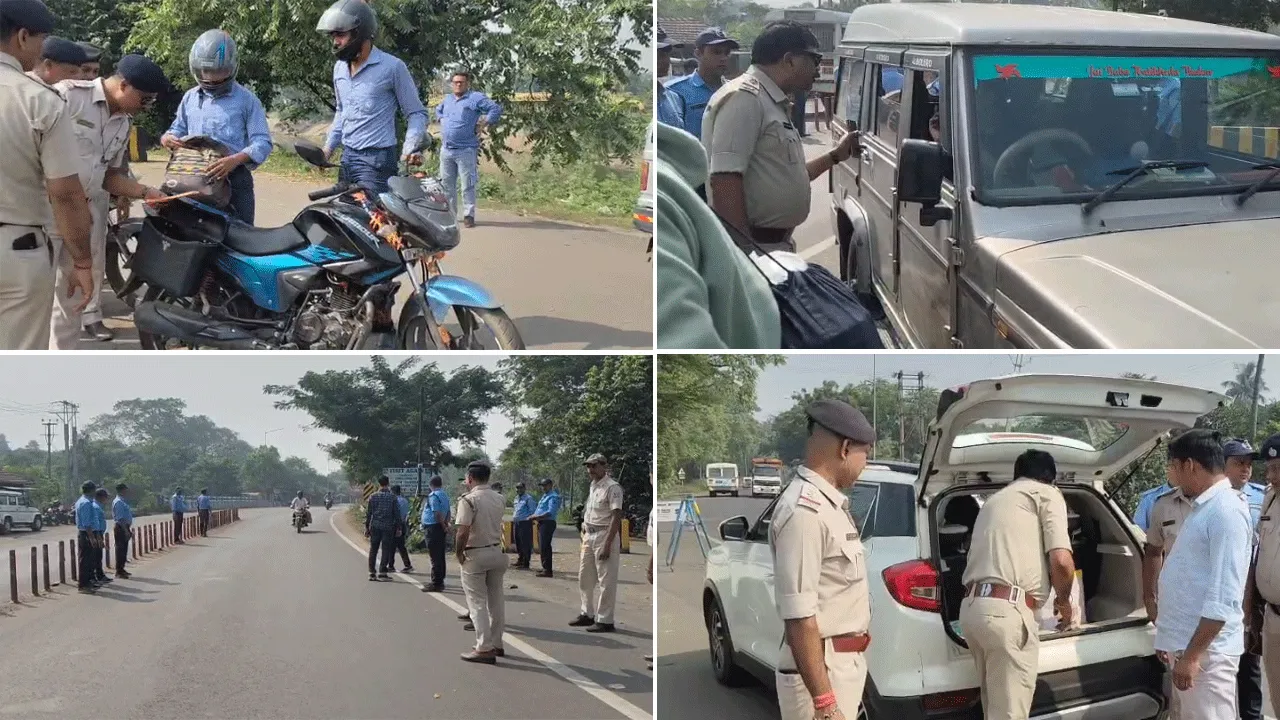 দিল্লি বিস্ফোরণের জের, দুর্গাপুরের বিভিন্ন প্রান্তে নাকা চেকিং