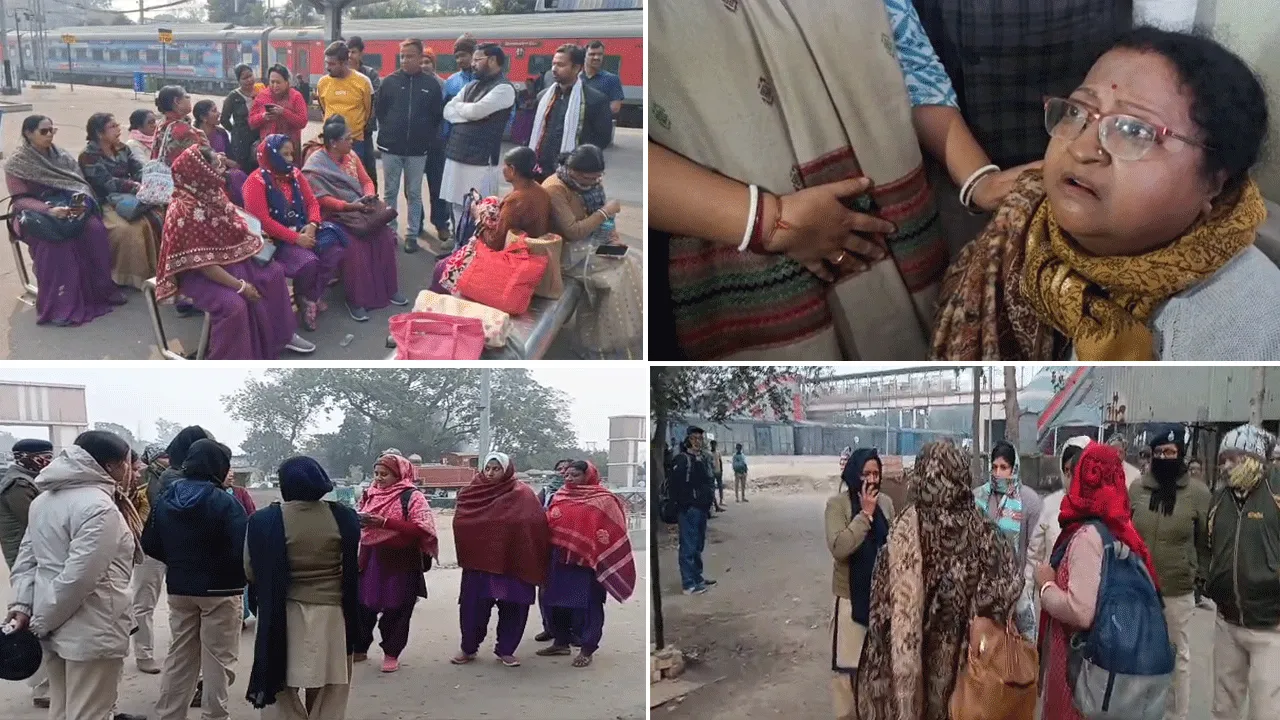 আশাকর্মীদের স্বাস্থ্যভবন অভিযানকে কেন্দ্র করে ধুন্ধুমার কাণ্ড