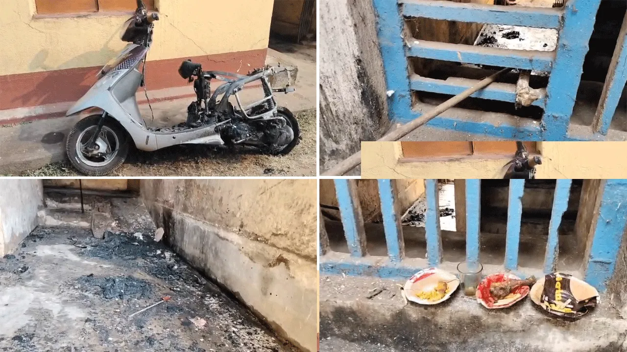 দুর্গাপুরে সরকারি আবাসনে দুষ্কৃতীতাণ্ডব, স্কুটিতে আগুন লাগিয়ে দিল দুষ্কৃতীরা
