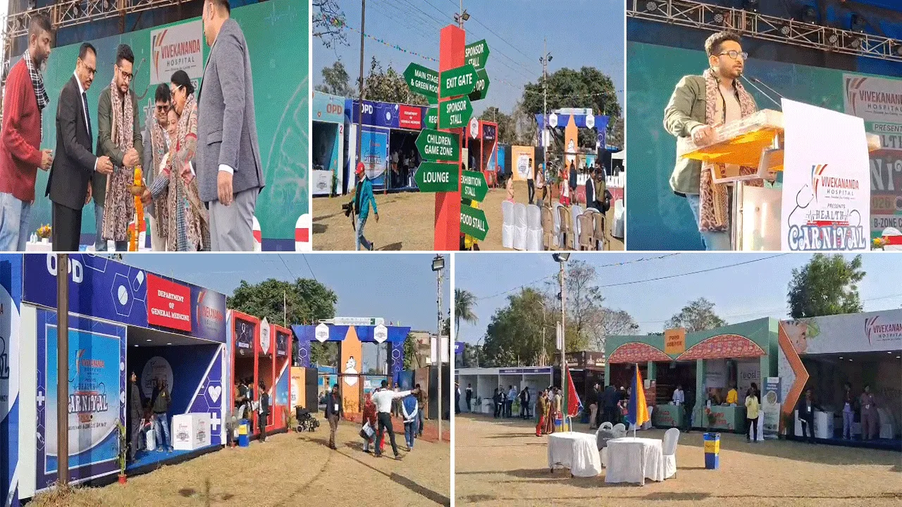 দুর্গাপুরে হেলথ কার্নিভালে স্বাস্থ্য সাথী কার্ডের প্রশংসা টলি অভিনেতার