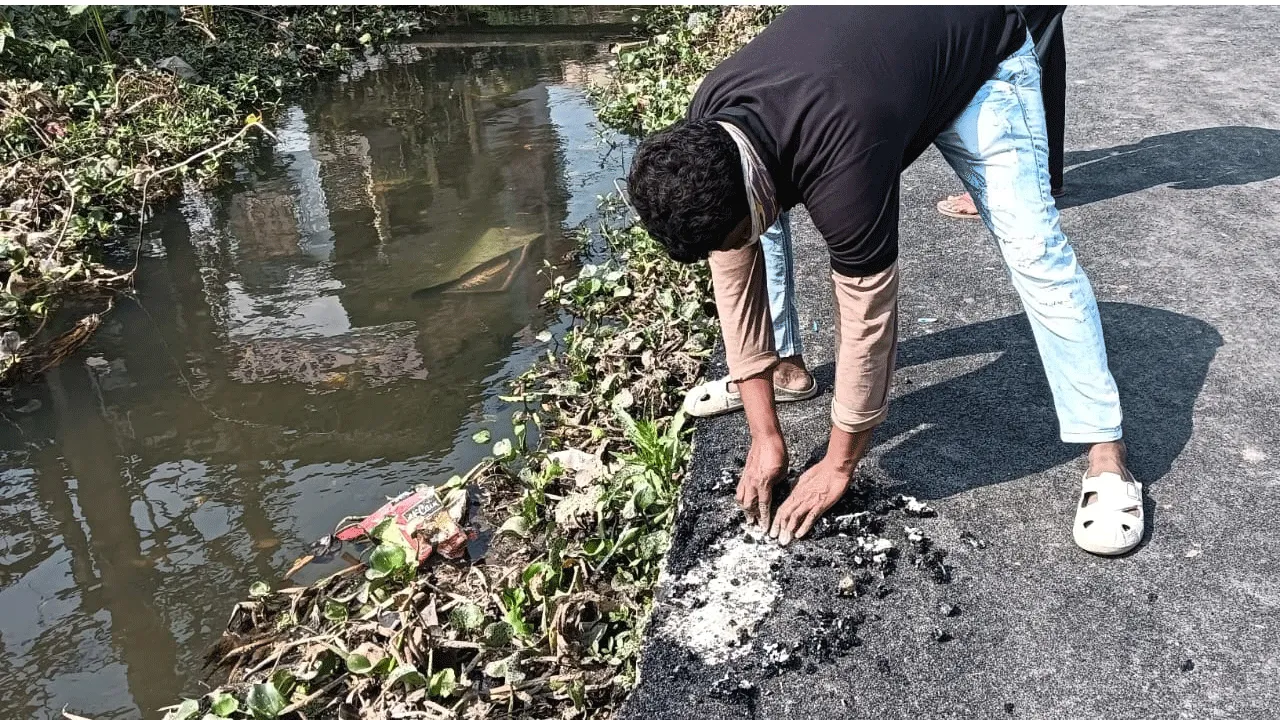 পথশ্রী প্রকল্পে রাস্তা তৈরির দুদিনের মধ্যে উঠছে চাঙর! দুর্নীতির অভিযোগে সরব বিজেপি