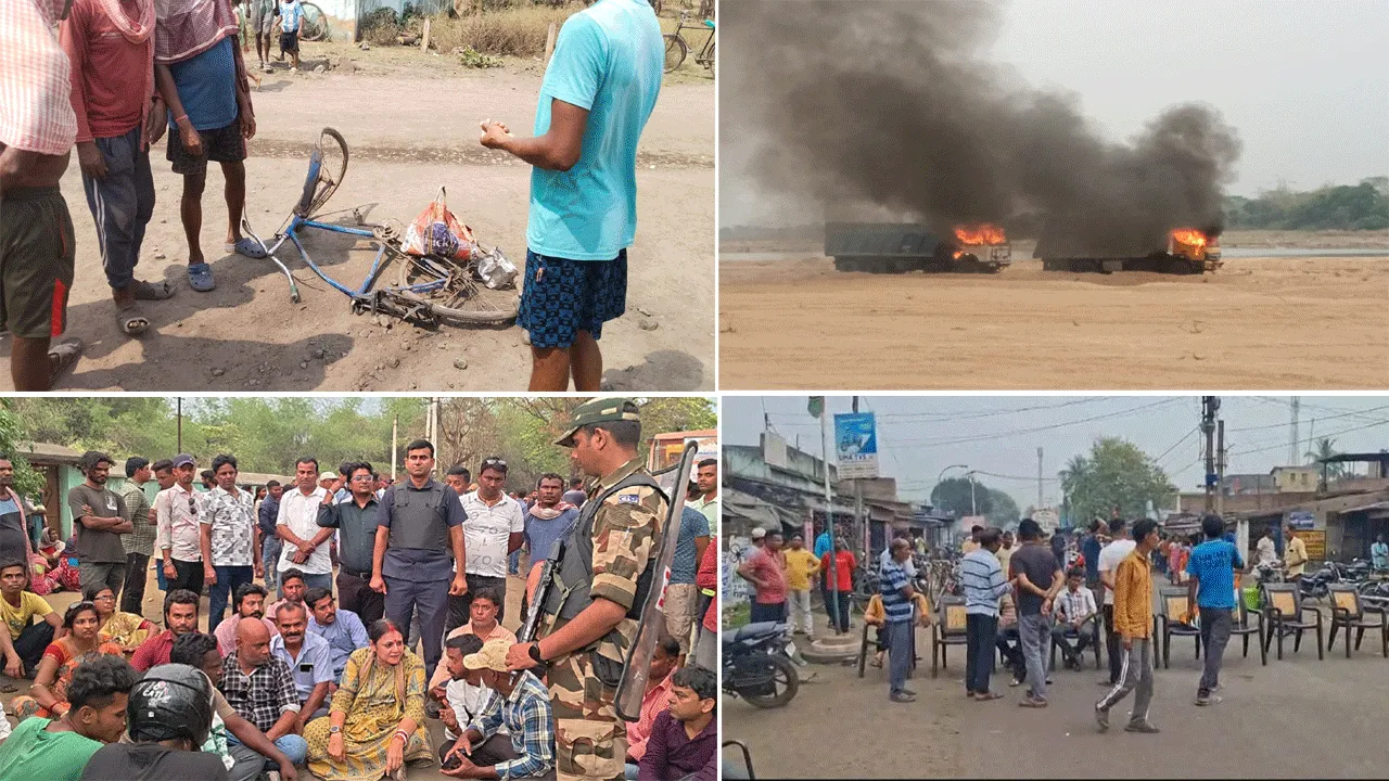 ডাম্পারের ধাক্কায় সাইকেল আরোহীর মৃত্যুর ঘটনায় রণক্ষেত্র রানিগঞ্জ