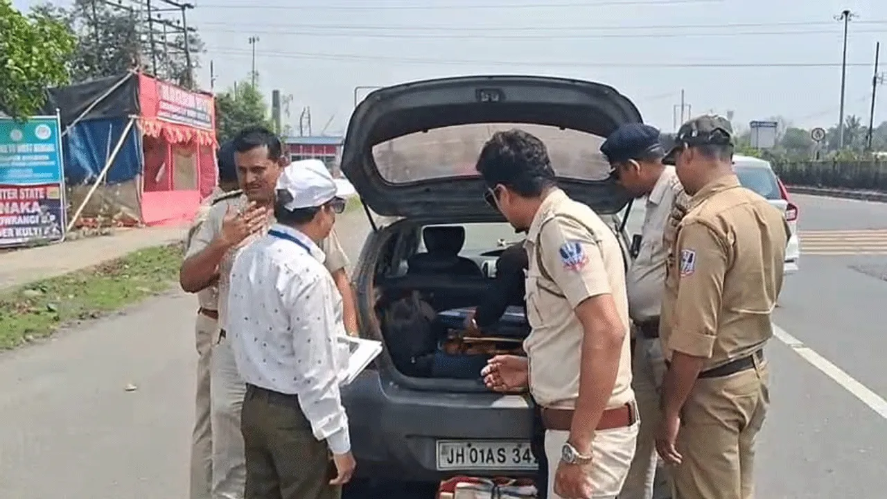 রাজ্যে বিধানসভা নির্বাচনকে সামনে রেখে সীমান্ত চেকপোস্টে কড়া নজরদারি শুরু