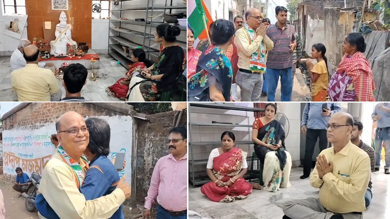 প্রার্থীনাম ঘোষণা হতেই শিল্পাঞ্চলে প্রচার শুরু করলেন কংগ্রেস প্রার্থী