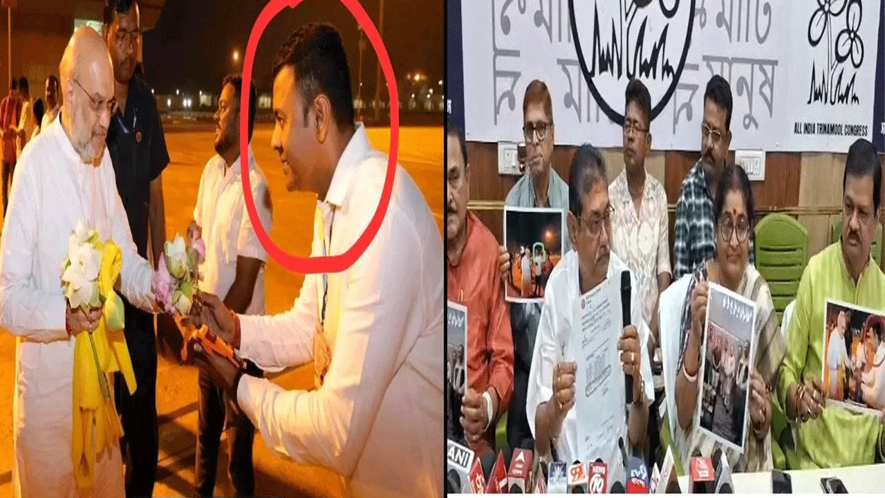 স্বরাষ্ট্রমন্ত্রীর সঙ্গে কয়লা মাফিয়ার যোগ, ছবি দেখিয়ে অভিযোগ তৃণমূলের