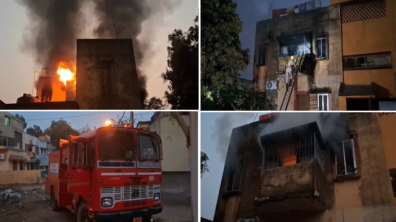 দুর্গাপুরে স্টিল টাউনশিপের কোয়ার্টারে বিধ্বংসী অগ্নিকাণ্ড